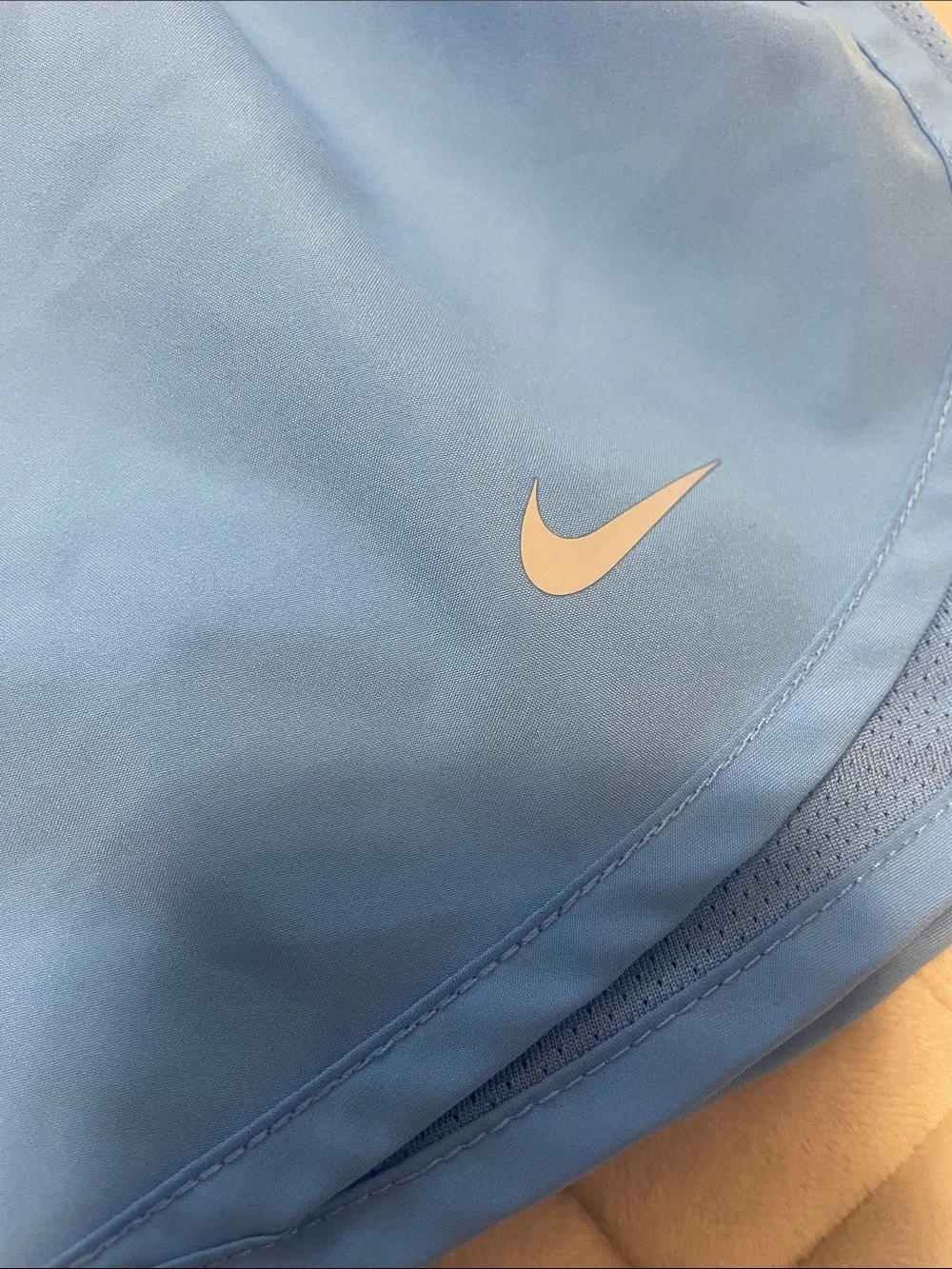 Nike Women's Sky Blue Athletic Running Shorts